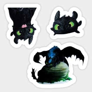 Toothless Sticker Pack Sticker